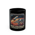 "Mars 2 Day Shipping" Black Ceramic Mug