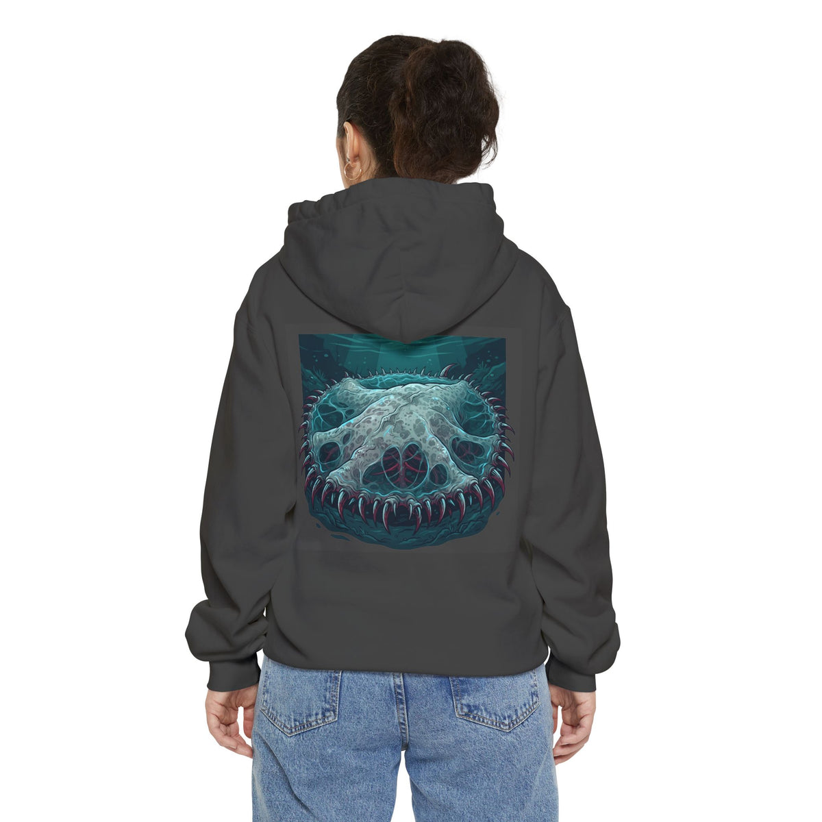 Color: Pepper | El Cuero-The Hide (South American Folklore) Garment-Dyed Hoodie