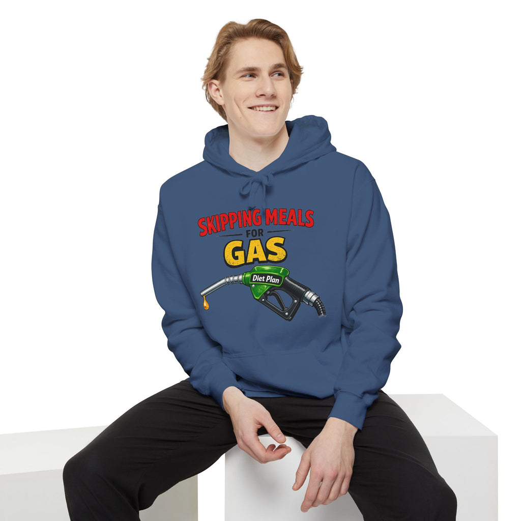 My Gas Diet Plan | Garment-Dyed Hoodie — AttitudeShirts