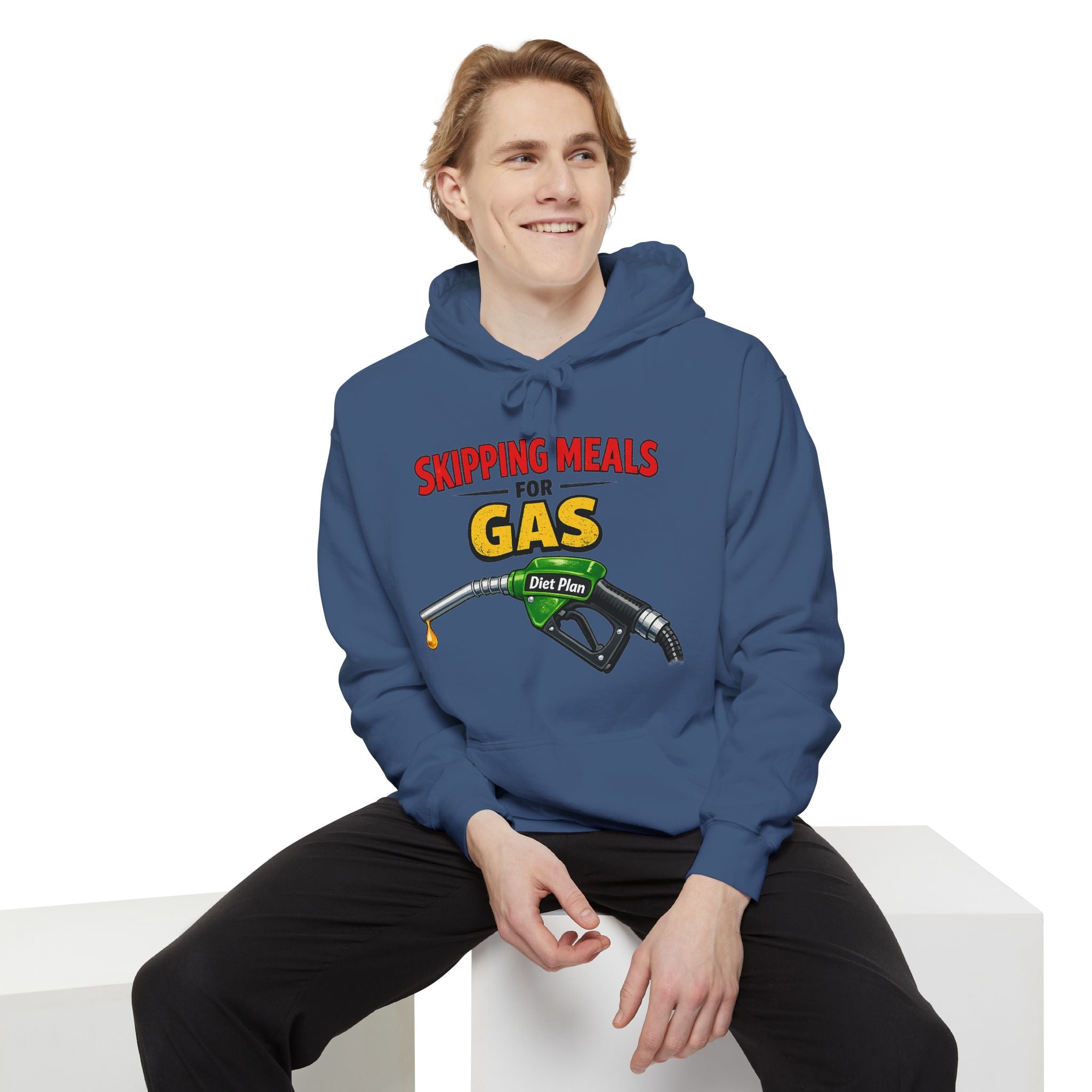 My Gas Diet Plan | Garment-Dyed Hoodie — AttitudeShirts