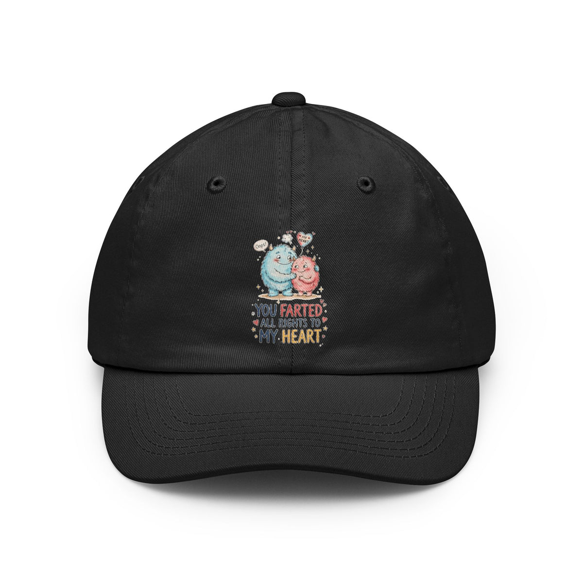 Color: Black | You Farted All Rights To My Heart Dad Hat