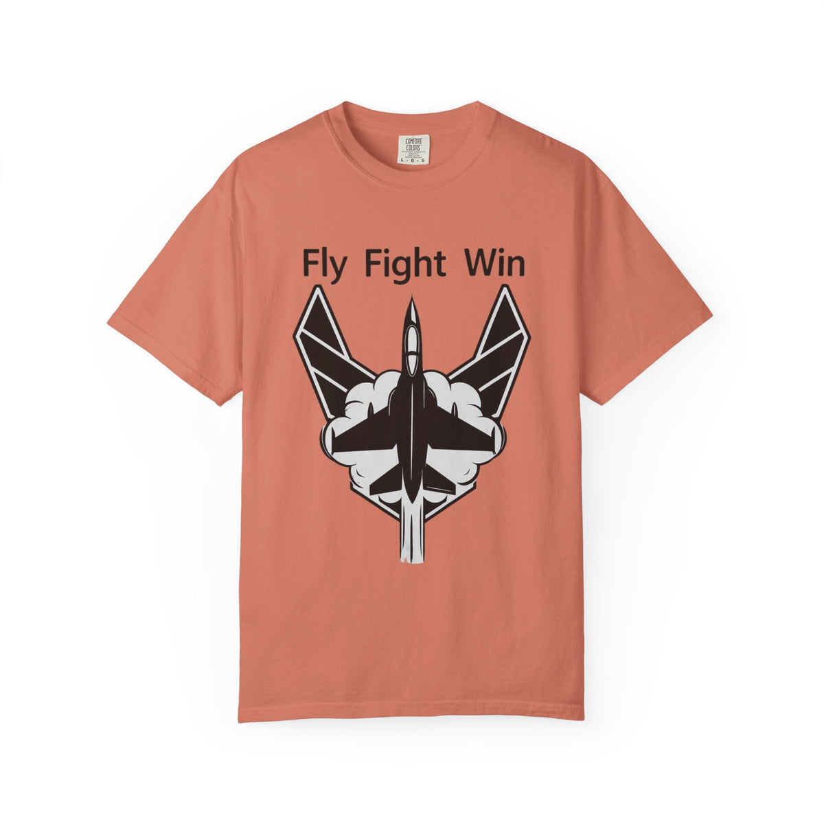 Color: Terracotta | Fly Fight Win Unisex Garment-Dyed T-shirt