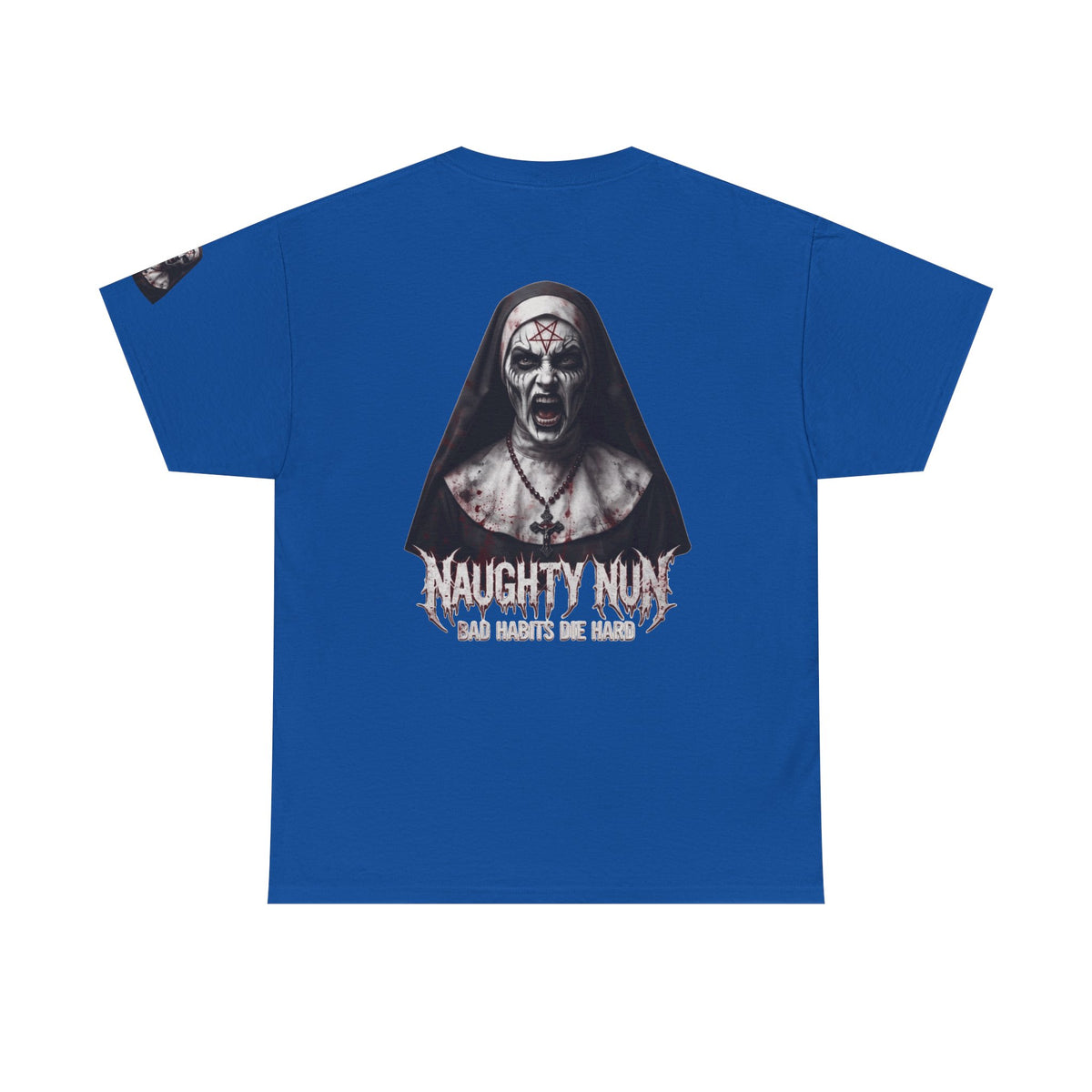Color: Royal | Naughty Nun Premium Graphic Tee