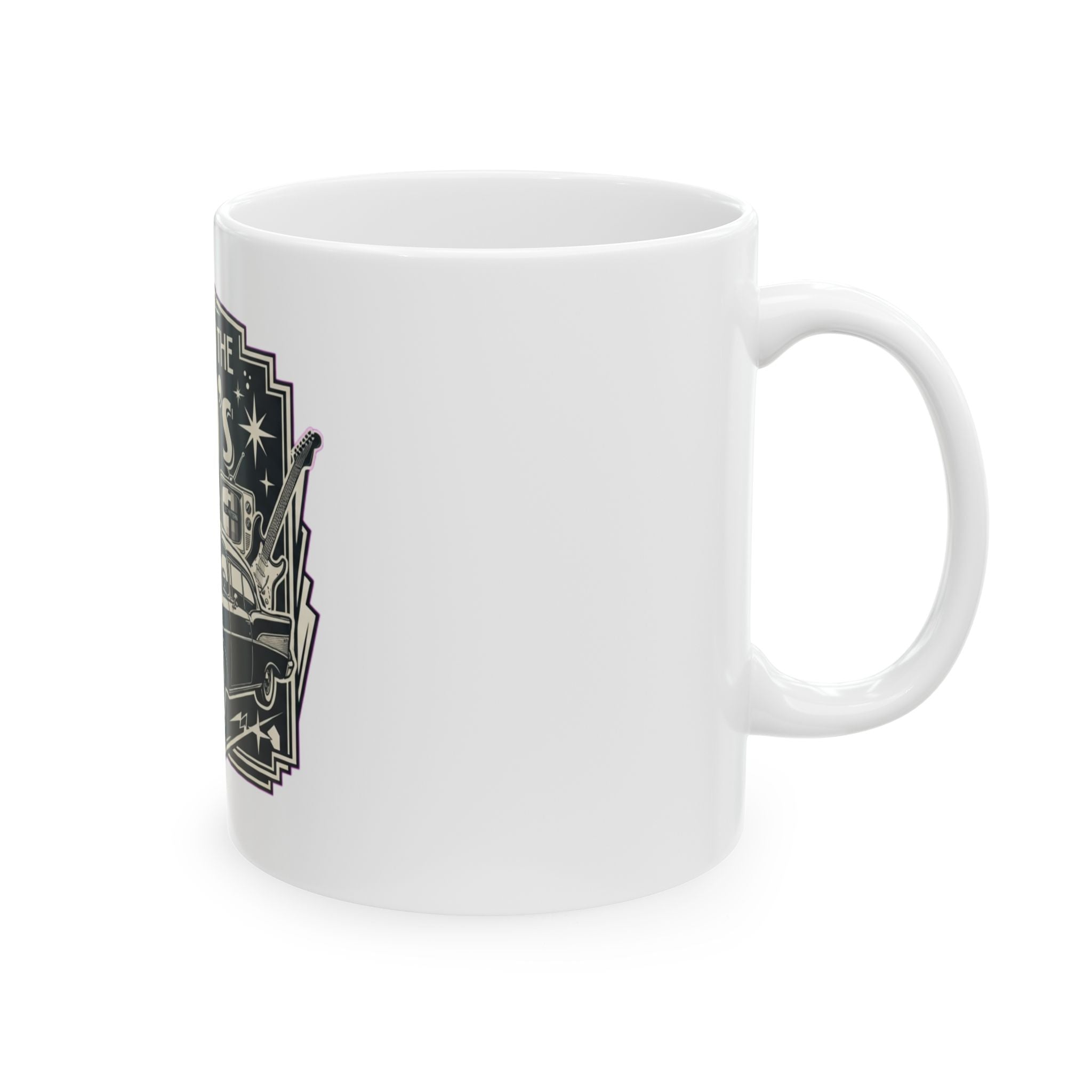 "Made in the 50's" White Ceramic Mug