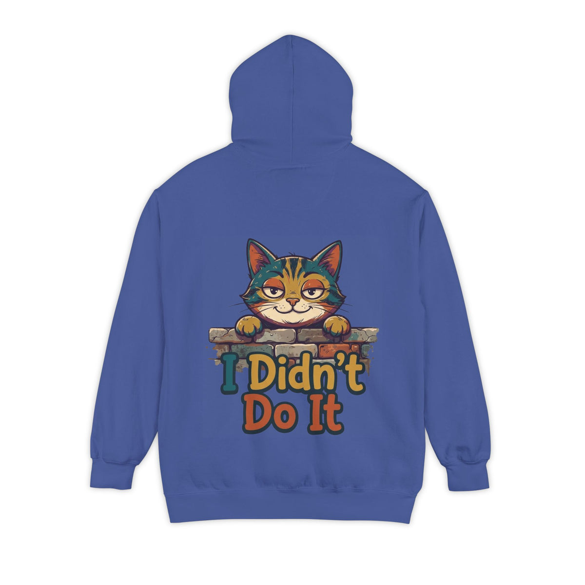Color: Flo Blue | I Didn't Do It Garment-Dyed Hoodie