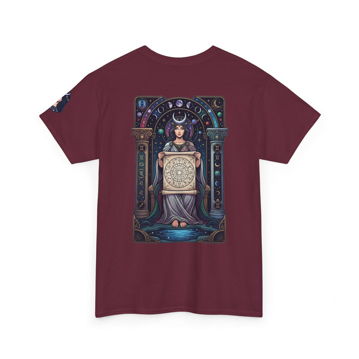 "The Cosmic Tarot (High Priestess)" Premium Graphic Tee
