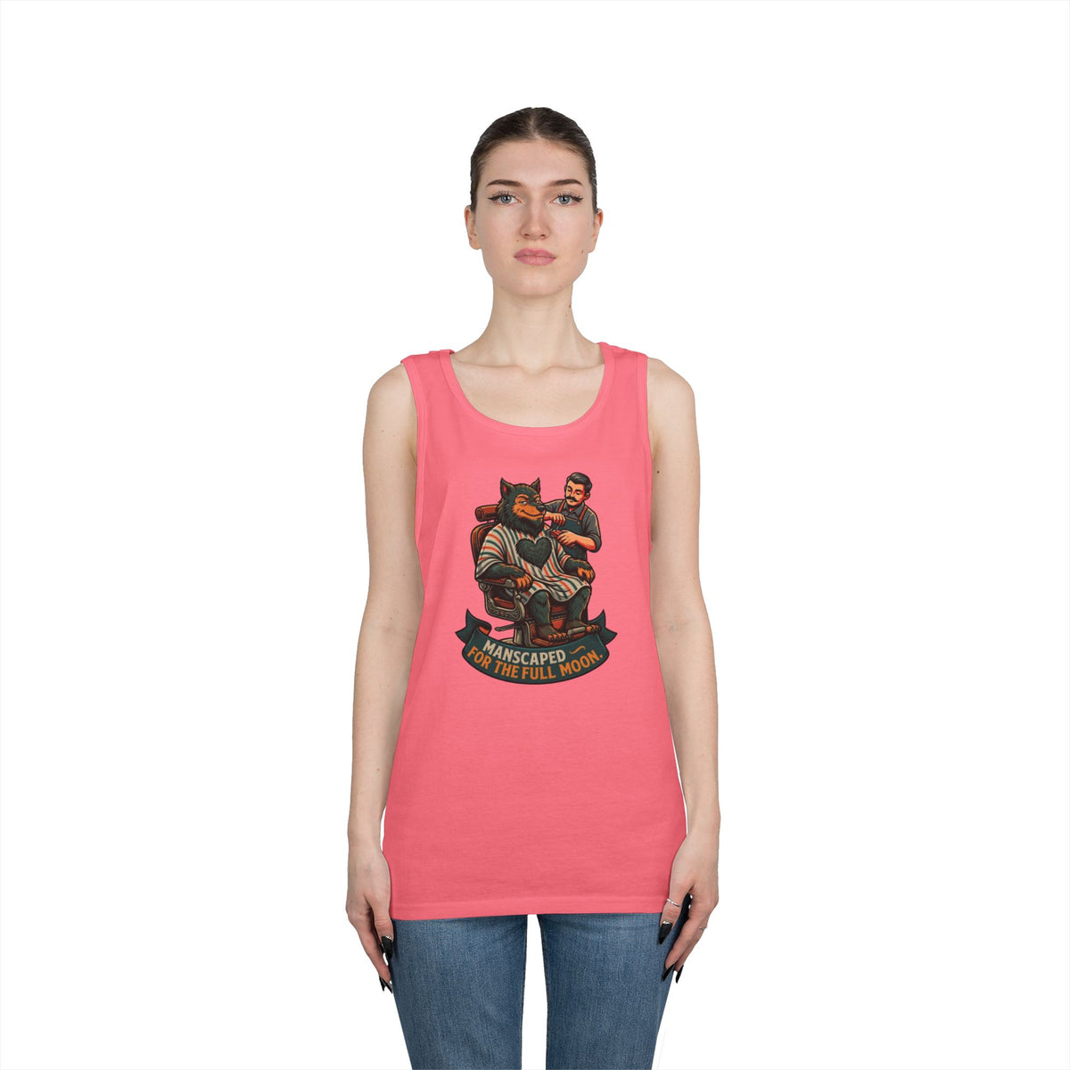 "Manscaped for the Full Moon" Tank Top