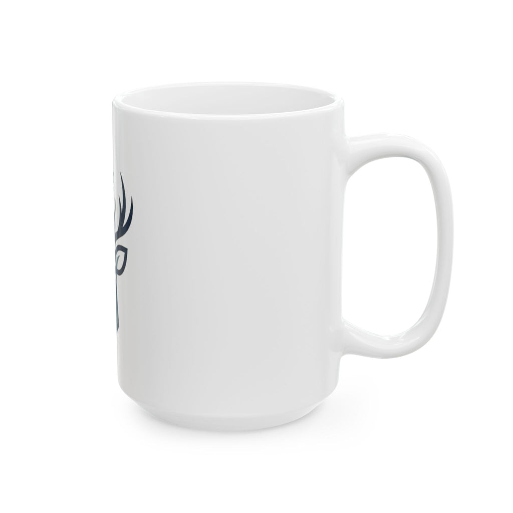 "February Legend" White Ceramic Mug — Graphic