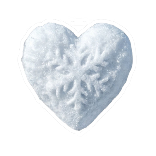 "I Love Snow" Sticker