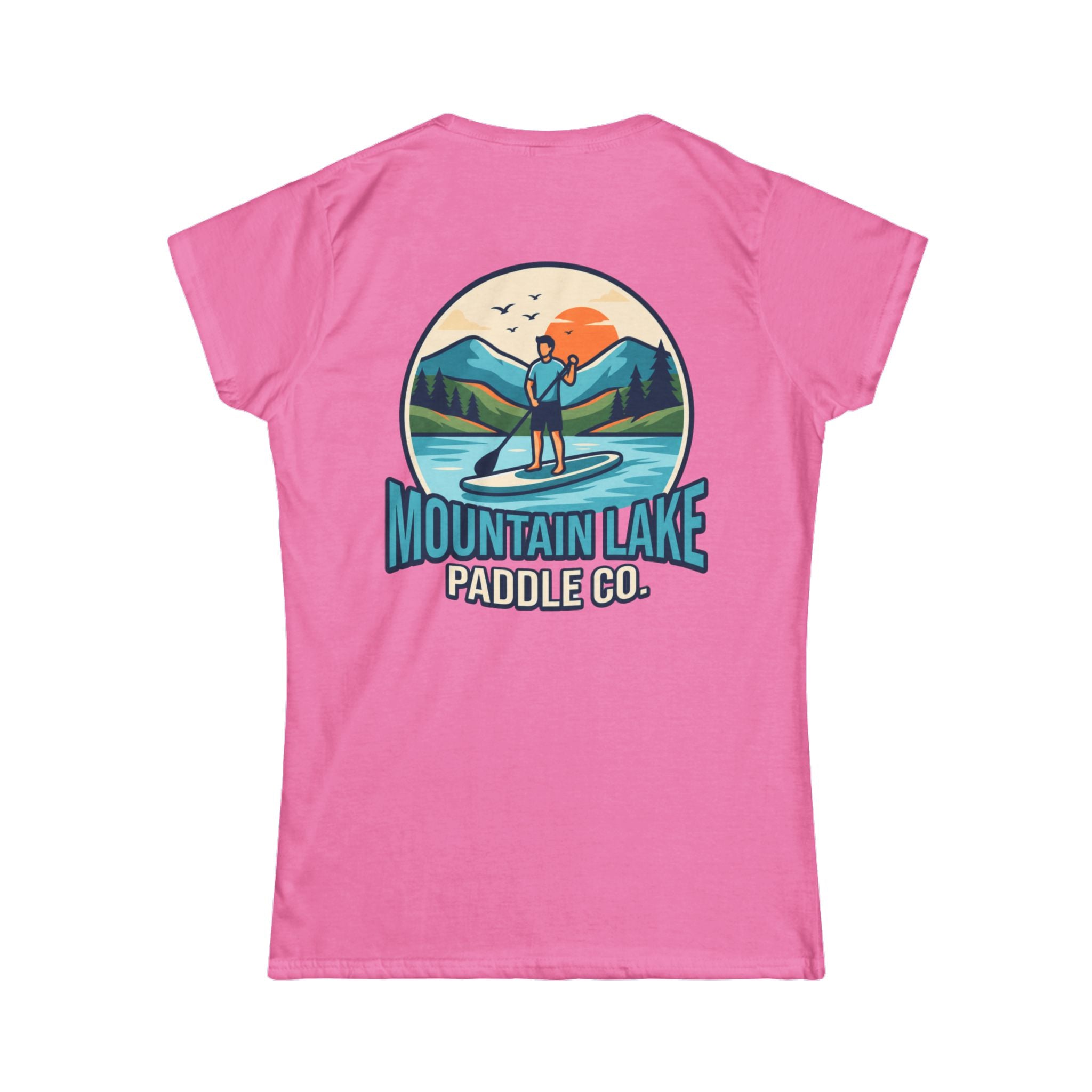"Mountain Lake Paddle Board" Women's Tee
