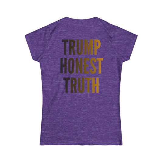 Color: Heather Purple | Trump Honest Truth Women's Tee