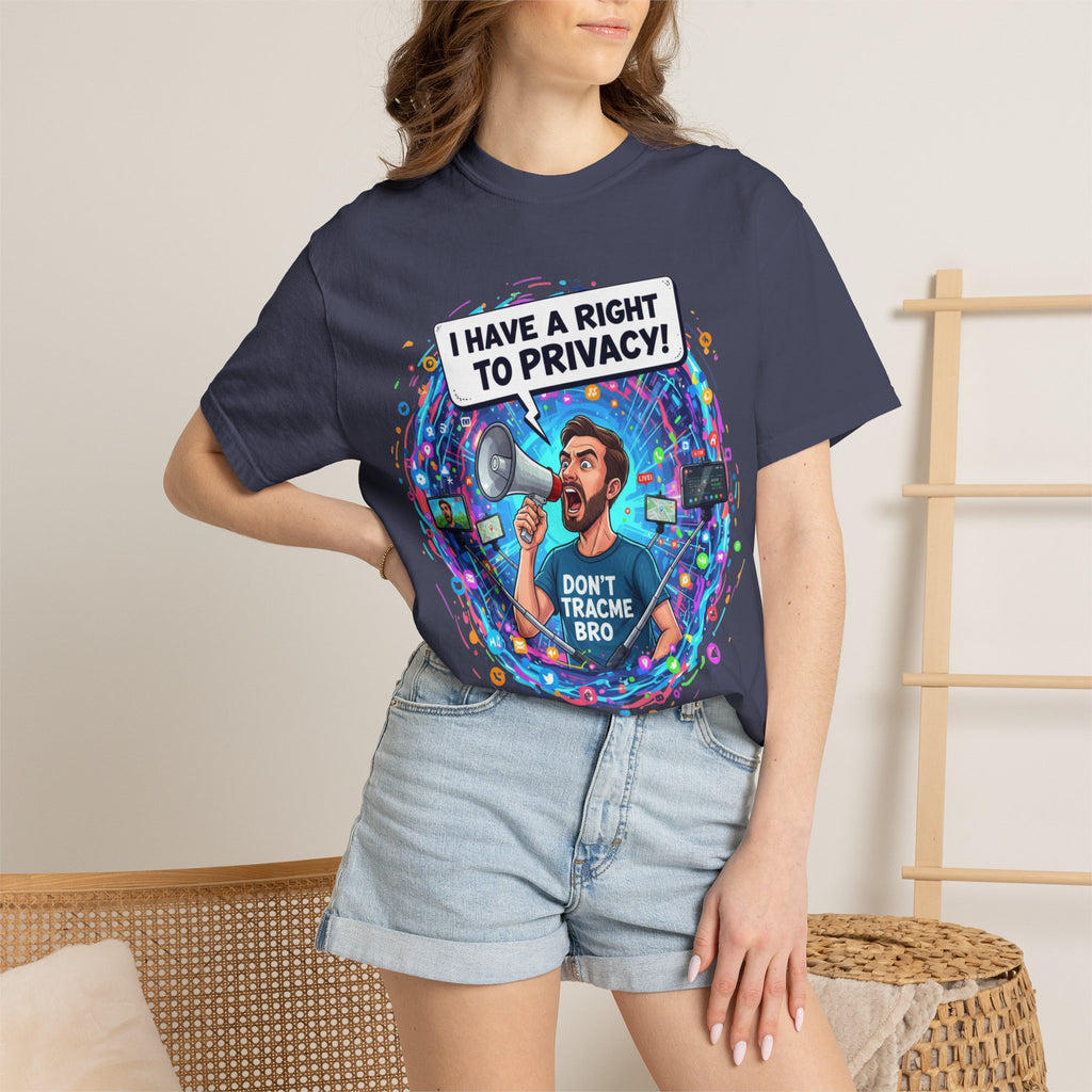 "The Right to Privacy"  Unisex Garment-Dyed T-shirt