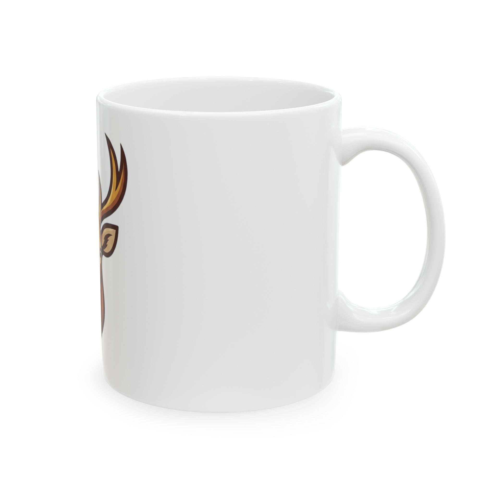 "August Legend" White Ceramic Mug — Graphic