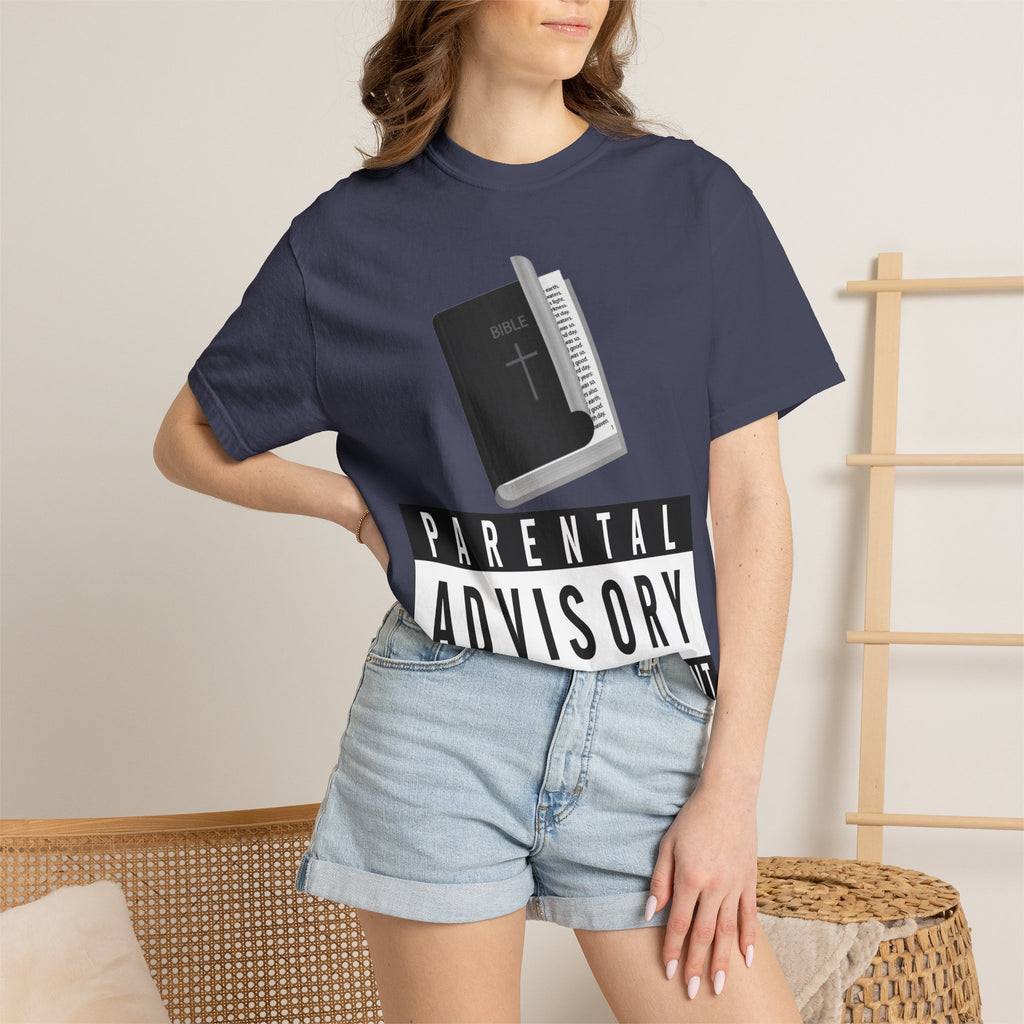"Rated R for Religious" Unisex Garment-Dyed T-shirt