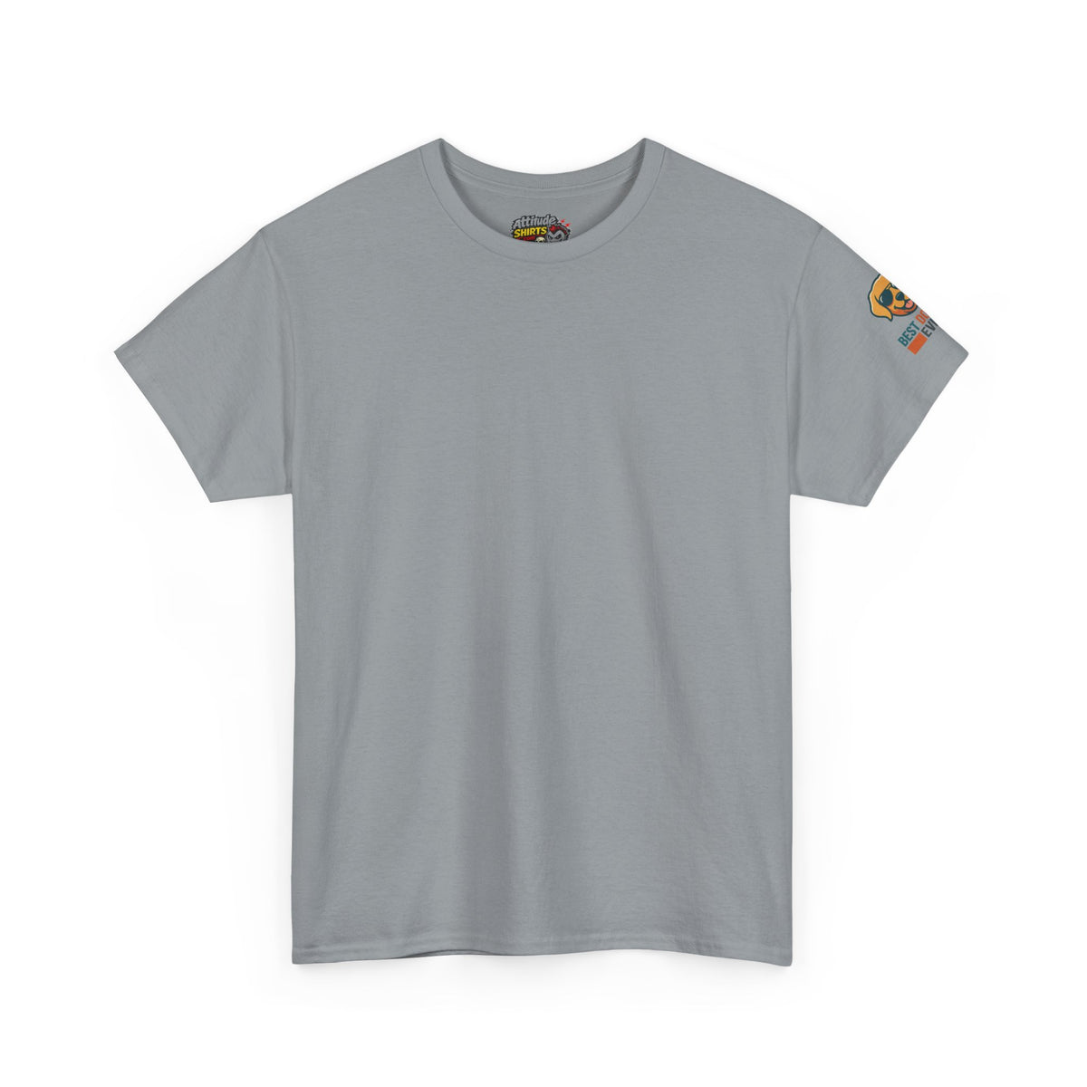 Color: Gravel | Best Dog Dad Premium Graphic Tee