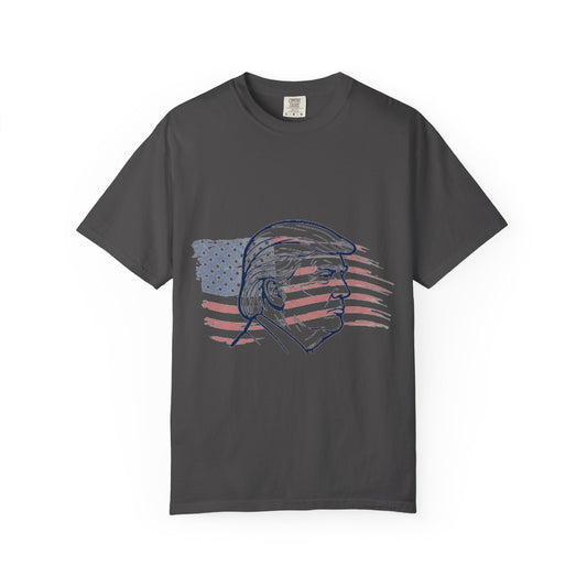 Color: Graphite | Make Flags Great Again | Garment-Dyed Tee — AttitudeShirts