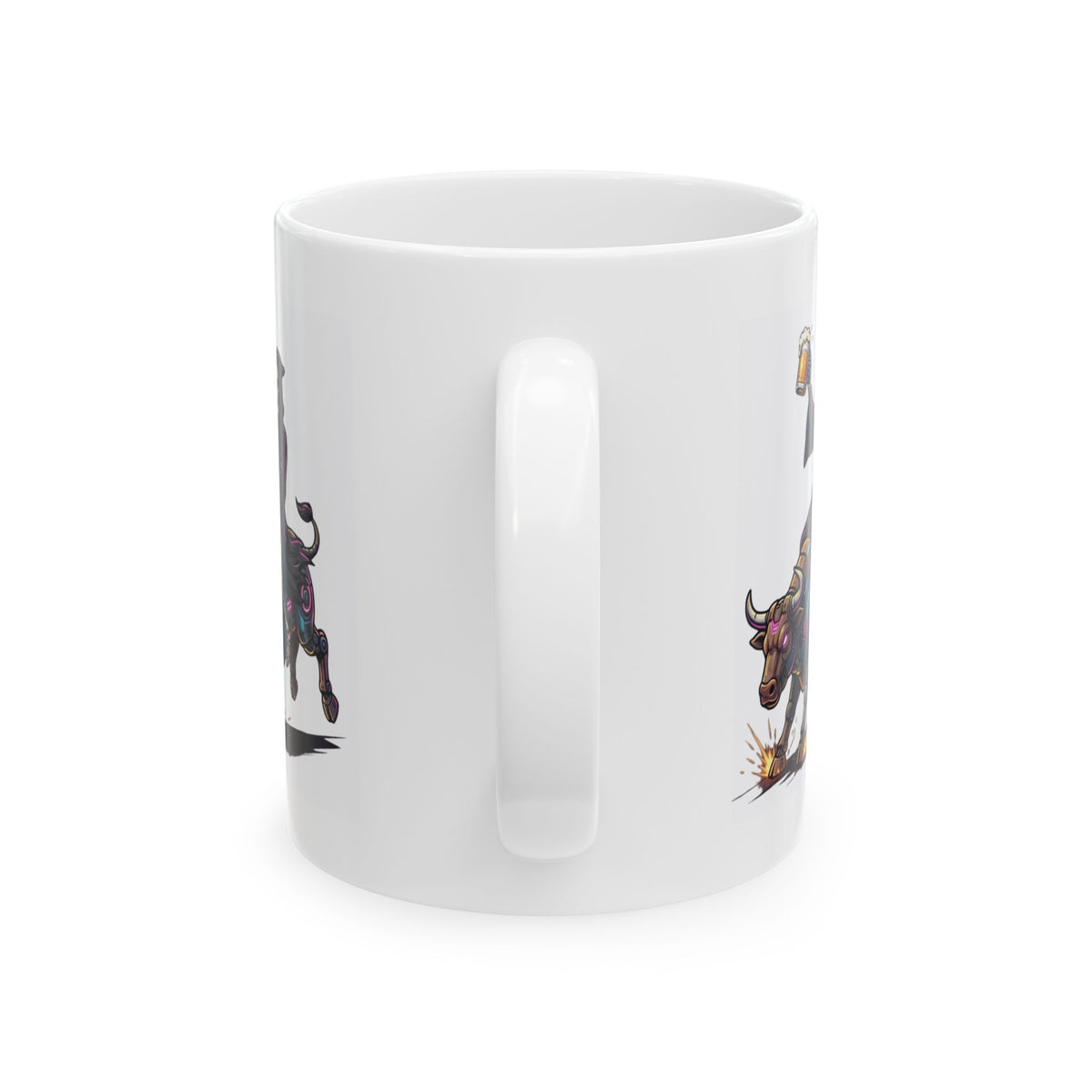 "Reaping the Night Life" White Ceramic Mug — Graphic