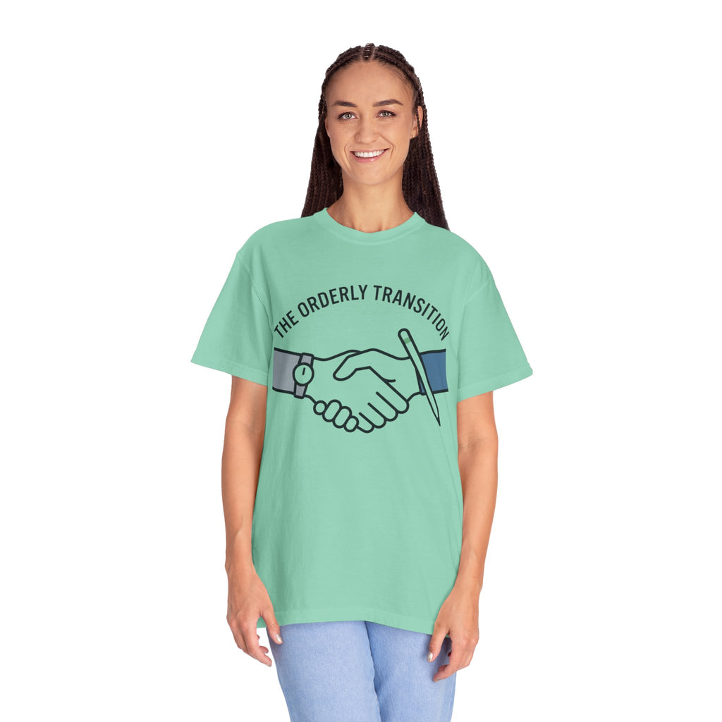 "Orderly Transition" Unisex Garment-Dyed Tee