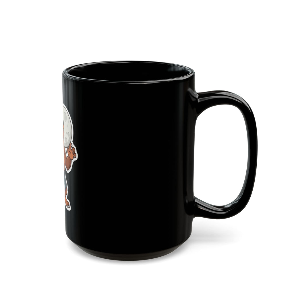 "Werewolf" Black Ceramic Mug