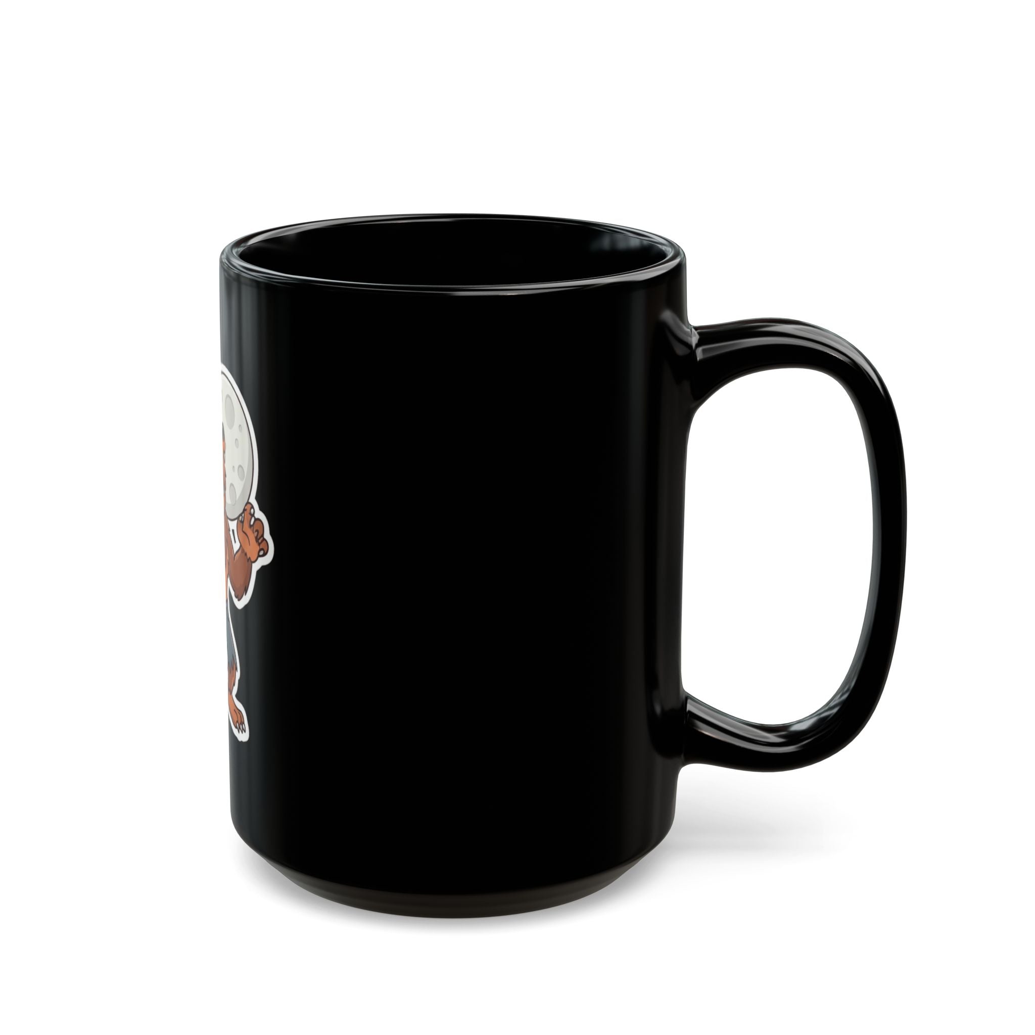 "Werewolf" Black Ceramic Mug