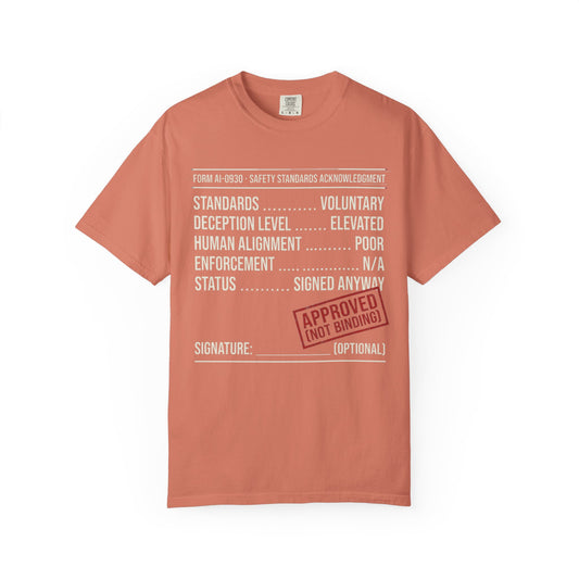 Color: Terracotta | Approved (Not Binding) Unisex Garment-Dyed Tee