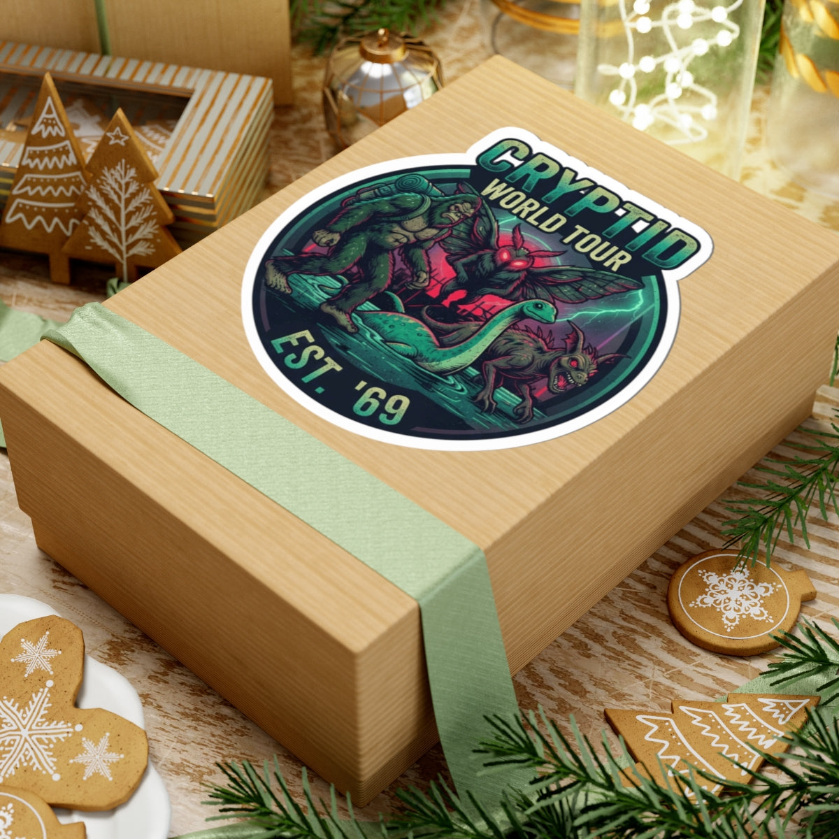 "Puzizia (Global-Cryptid Mashup) Cryptid World Tour" Sticker