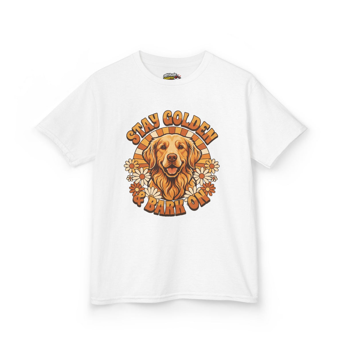 "Stay Golden & Bark On" Kids Tee