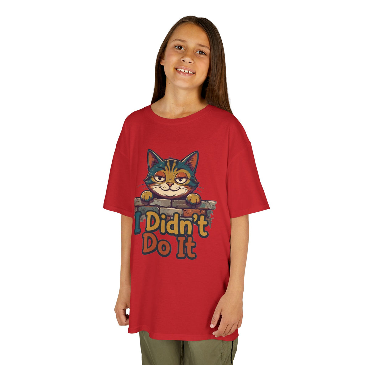Color: Red | I Didn't Do It Kids Tee