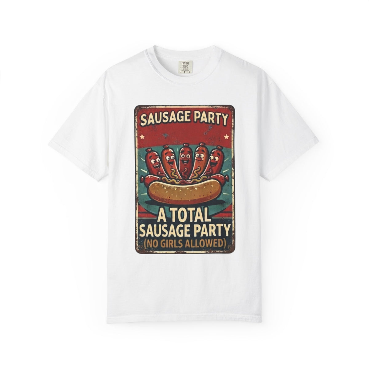 "Sausage Party" Unisex Garment-Dyed Tee