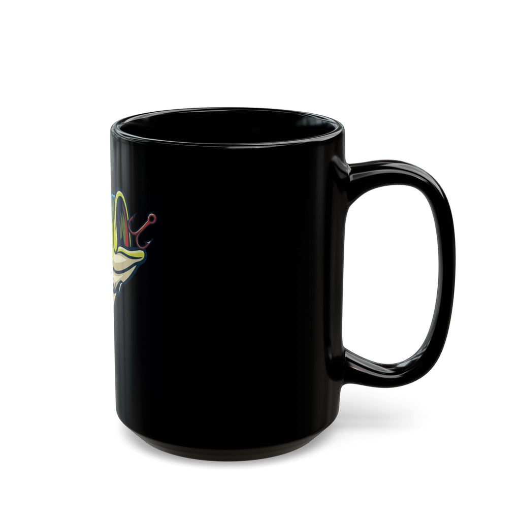 "Jerk Until She Swallows" Black Ceramic Mug — Graphic
