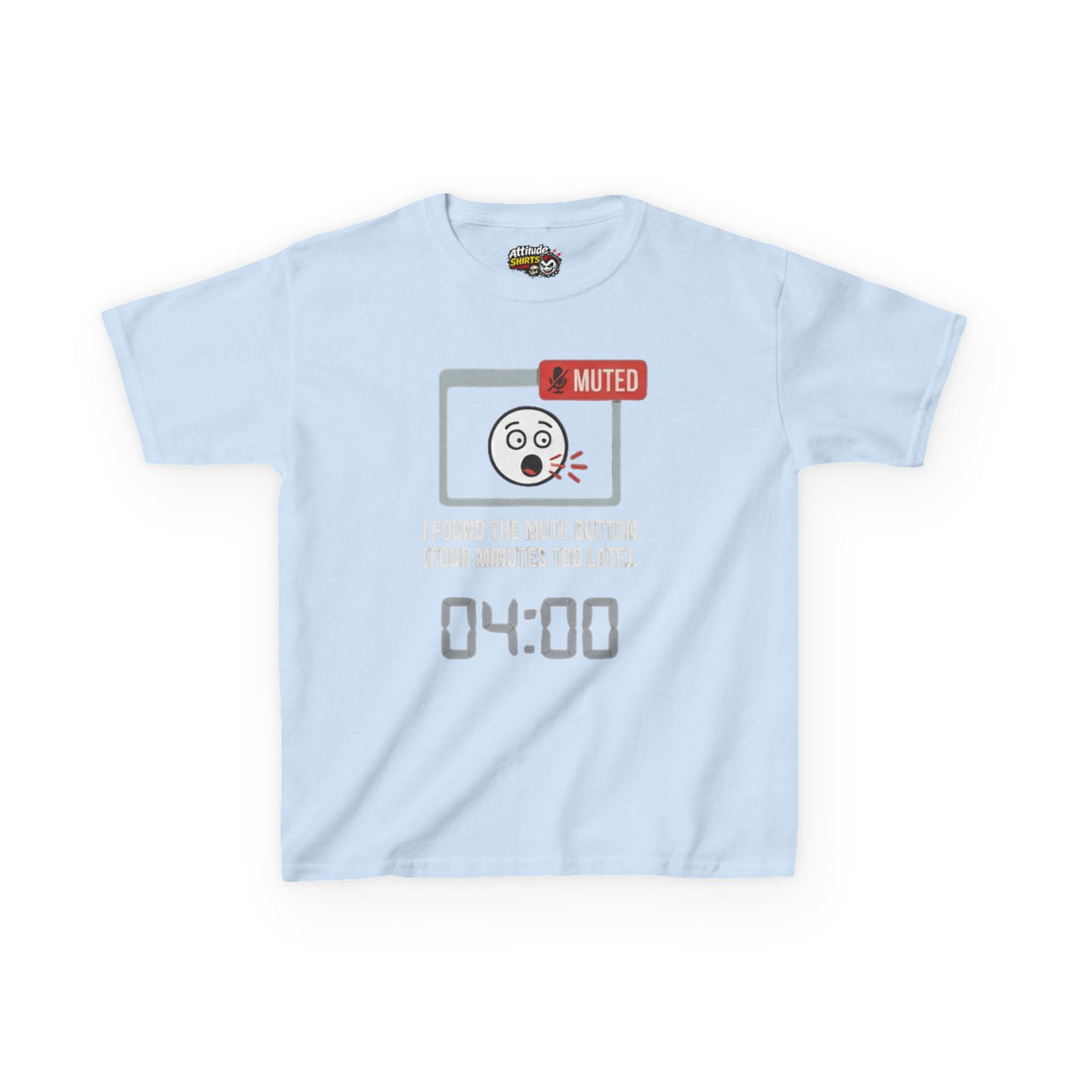 Color: Light Blue | I Found The Mute Kids Tee