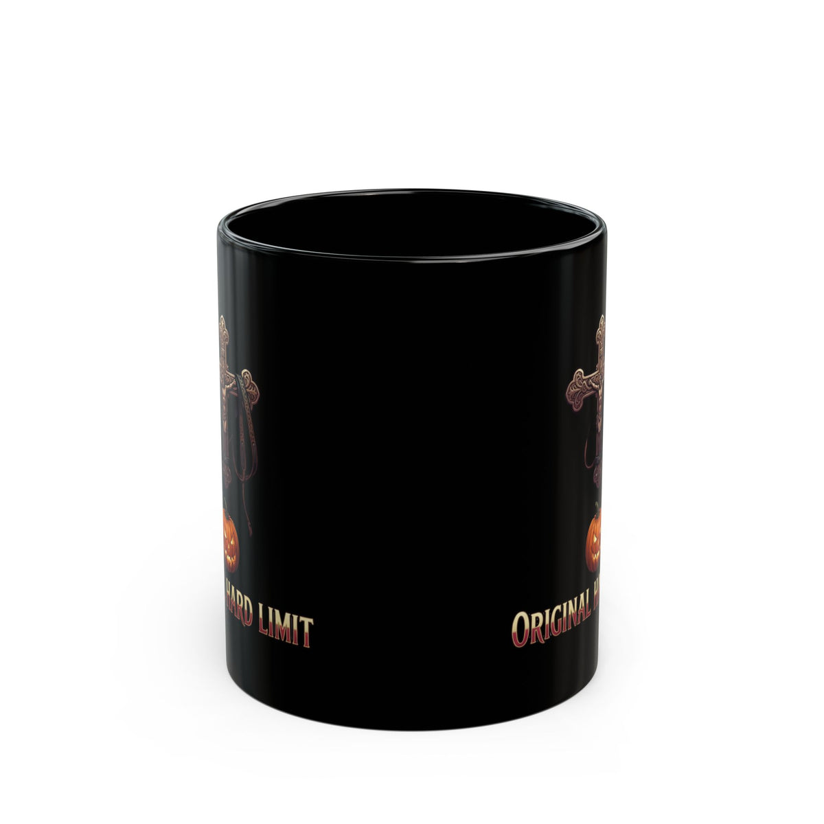 "Original Hard Limit" Black Ceramic Mug — Graphic