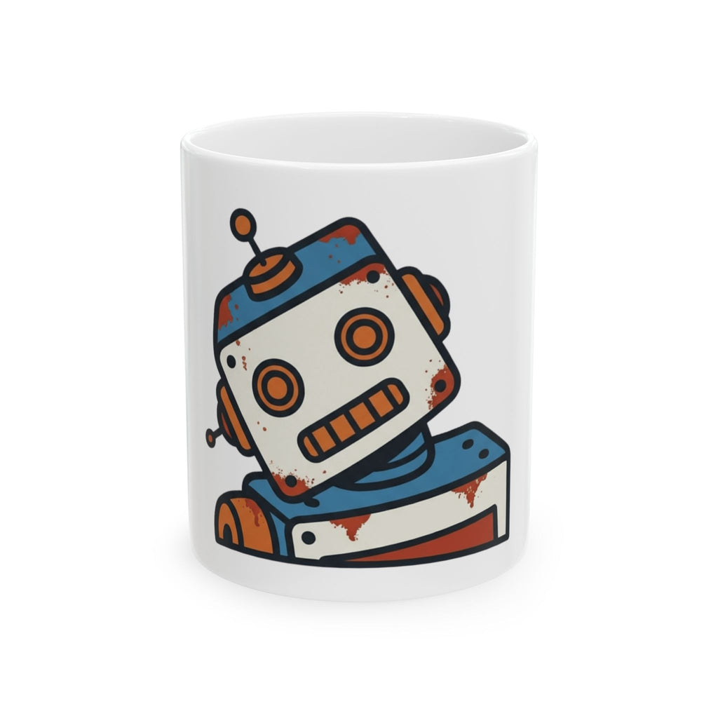 "Sex Machine" White Ceramic Mug — Graphic