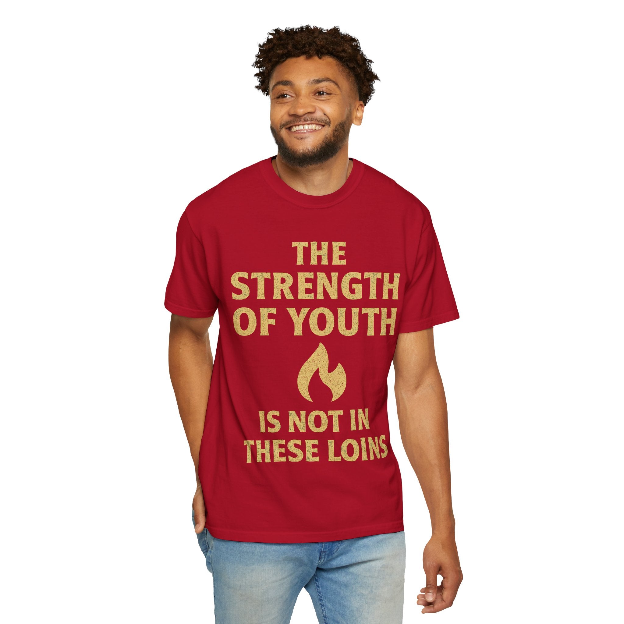 "Strength of Youth" Unisex Garment-Dyed T-shirt