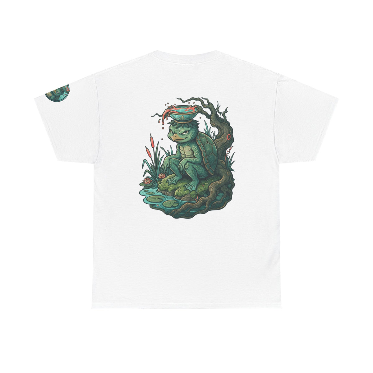 Color: White | Kappa (Japanese Folklore) Premium Graphic Tee