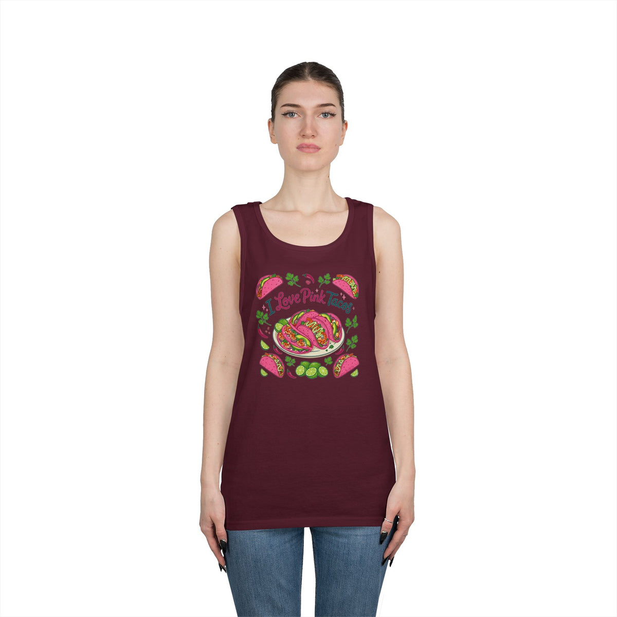 "I Love Pink Tacos" Tank Top