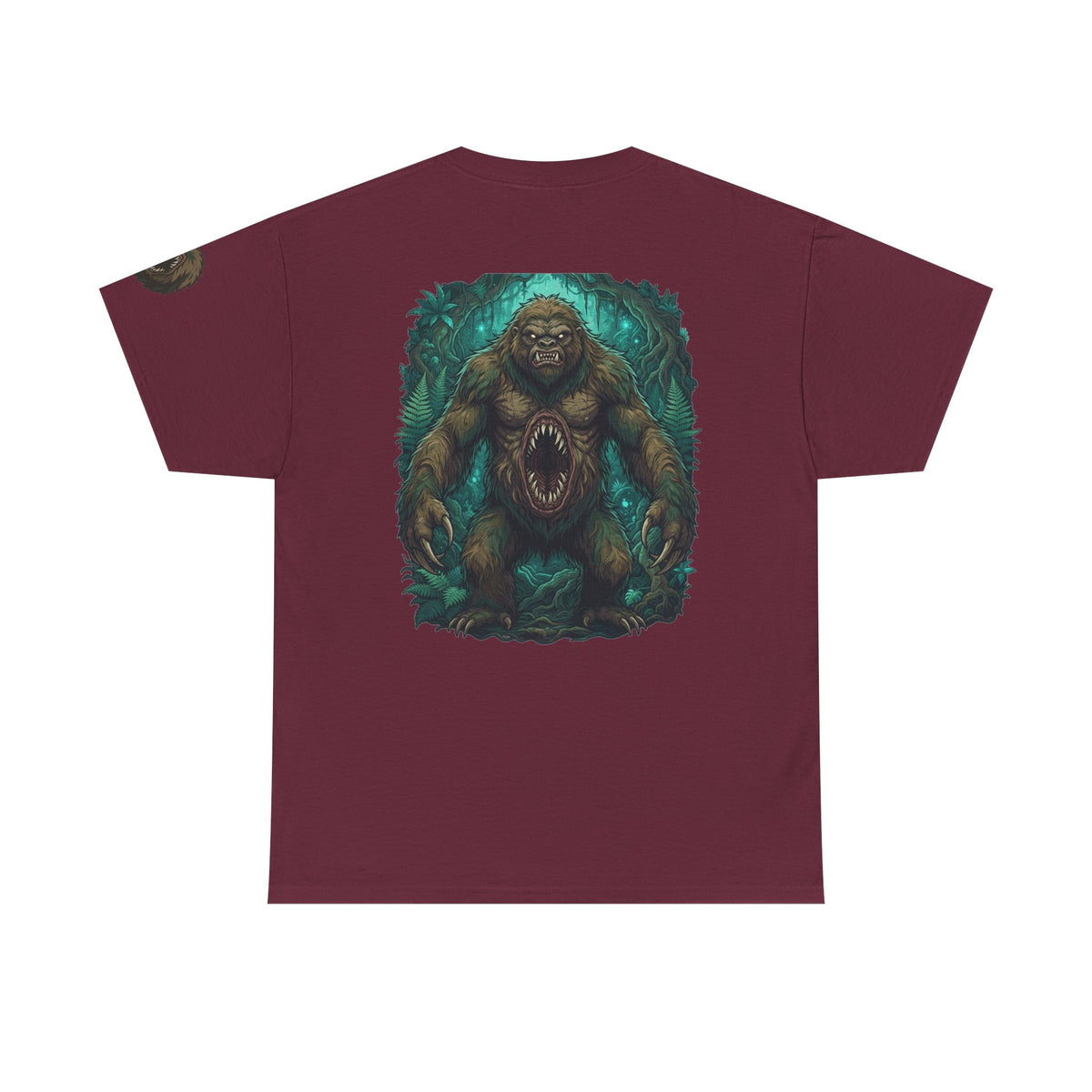 Color: Maroon | Mapinguari (Amazon Rainforest) Premium Graphic Tee