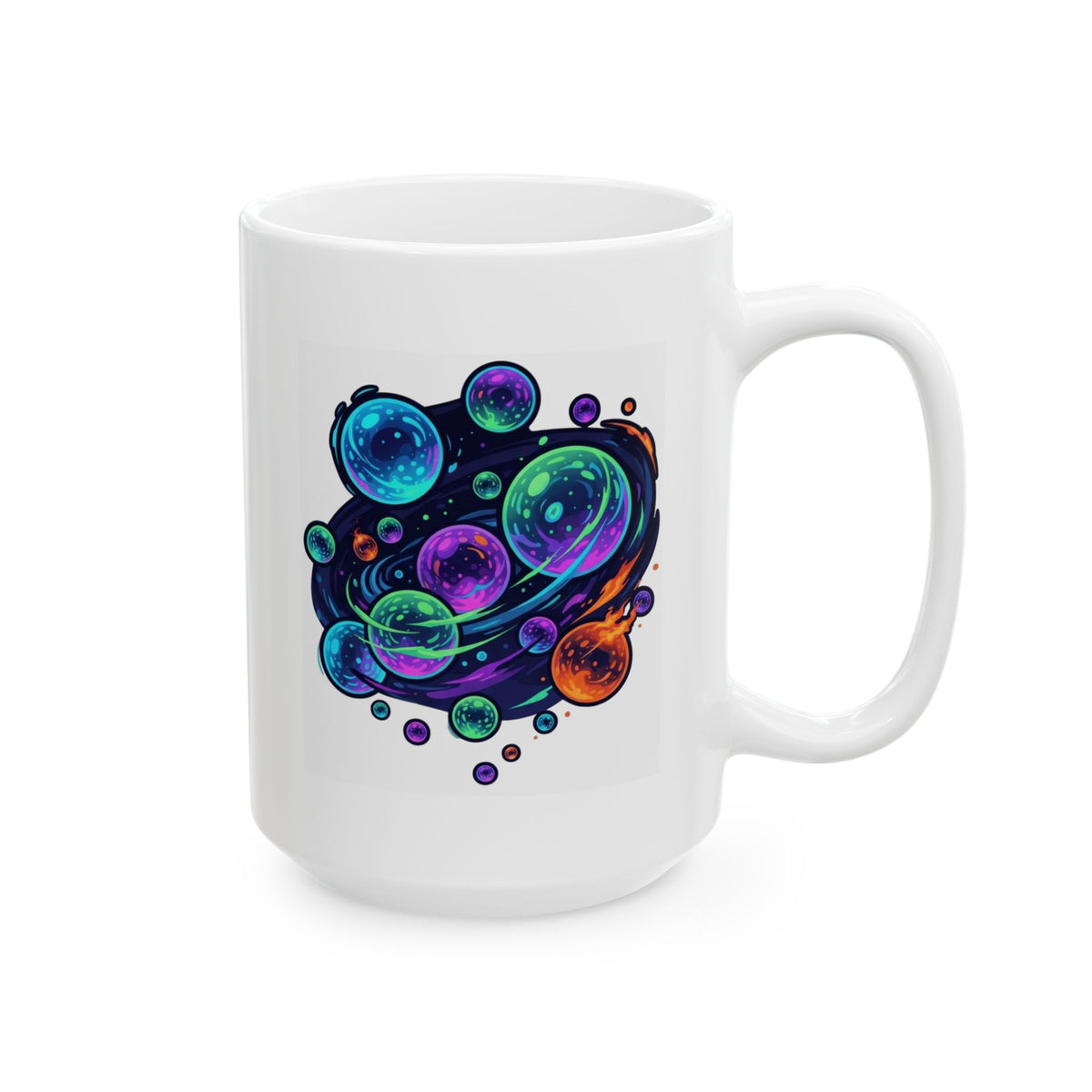 "MinMin Lights (Australian Folklore)" White Ceramic Mug — Graphic