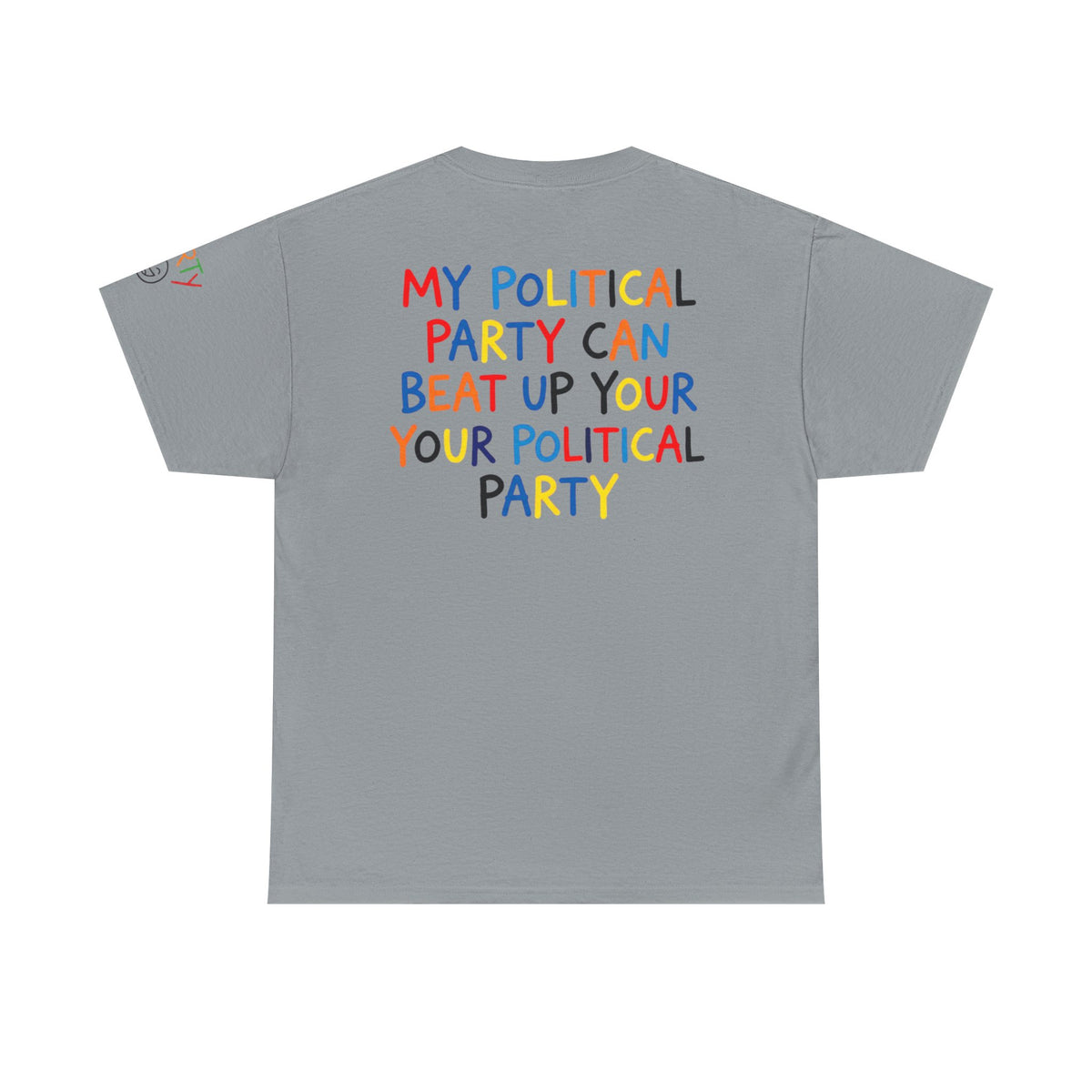 Color: Gravel | Political Parties Premium Graphic Tee