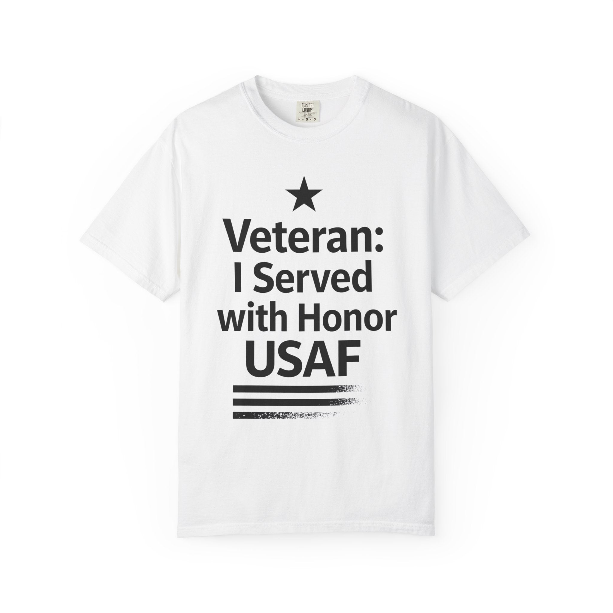 "Served With Honor" Unisex Garment-Dyed T-shirt