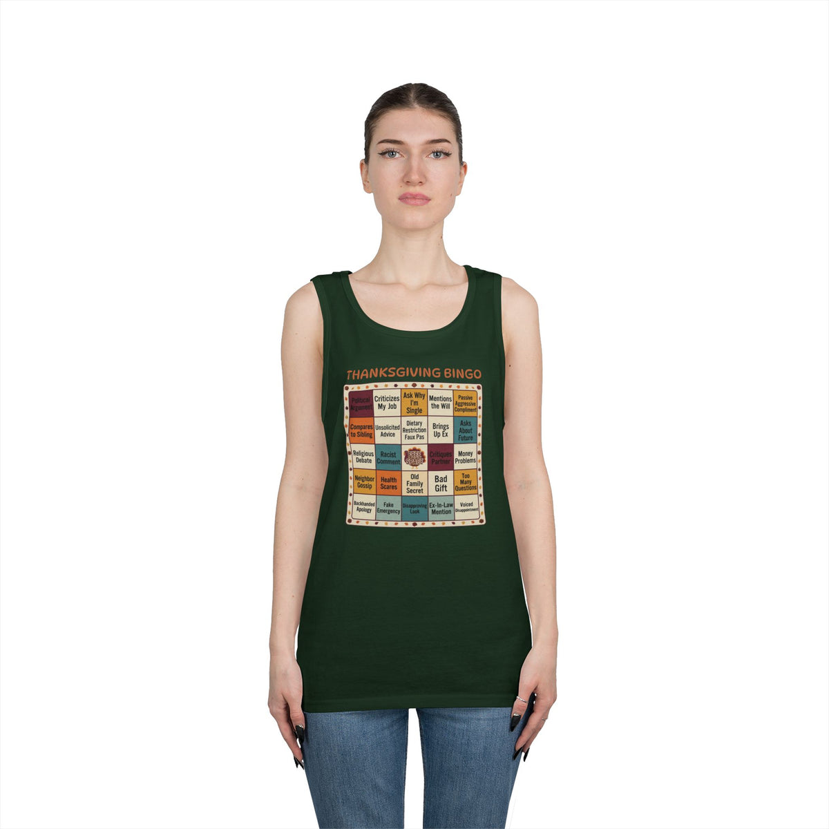 "Thankgiving Bingo" Tank Top