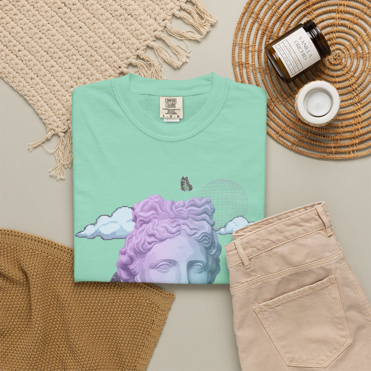 "Dreamscape" Unisex Garment-Dyed Tee
