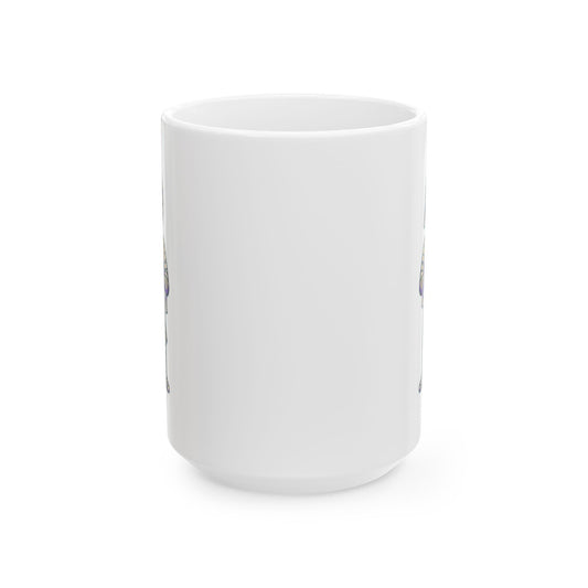 "Mummy" White Ceramic Mug