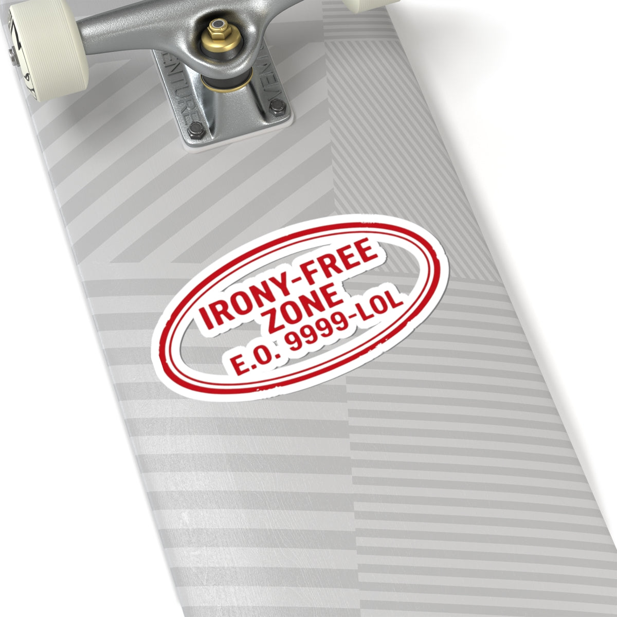 "Irony Free" Sticker