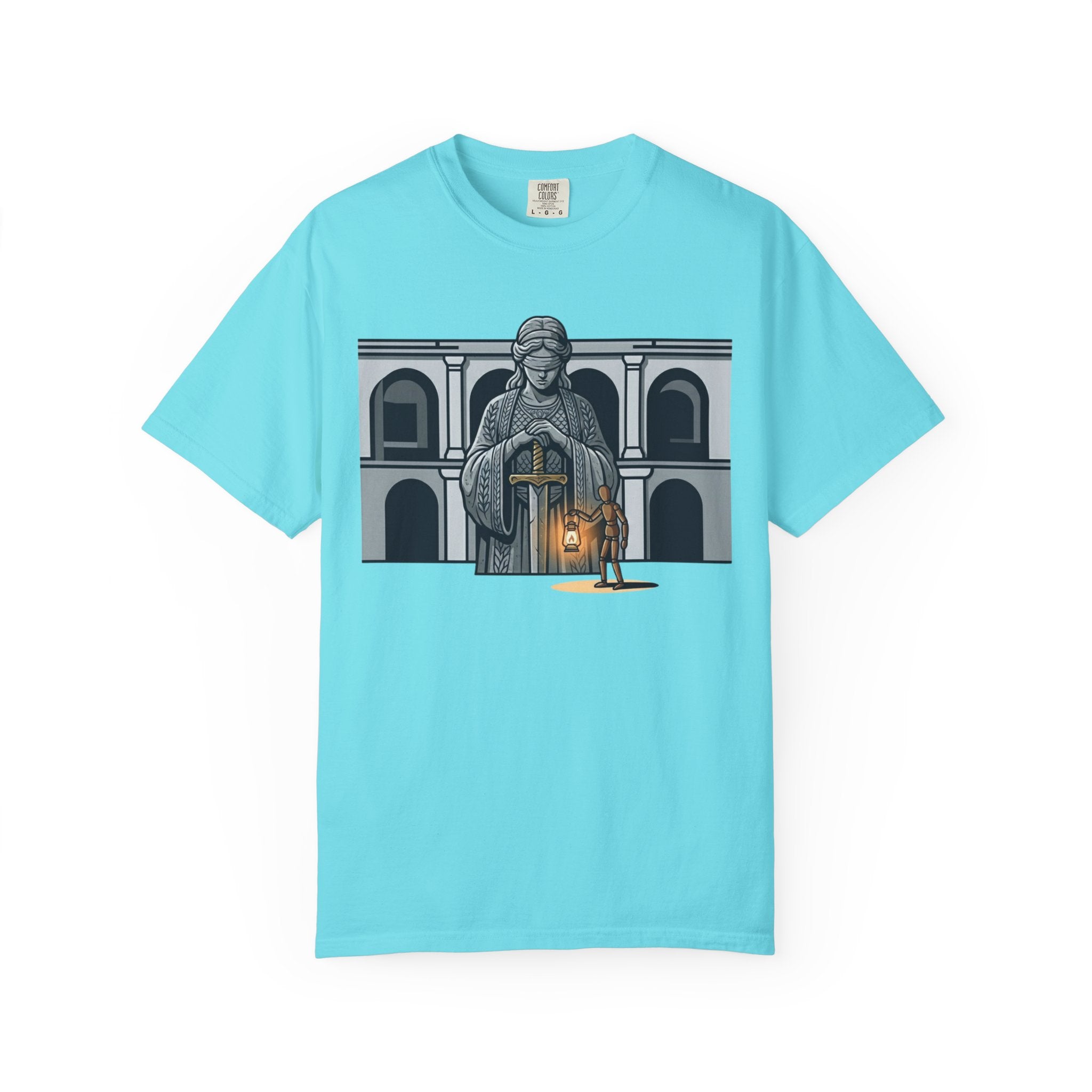 "Blind Justice" Unisex Garment-Dyed Tee