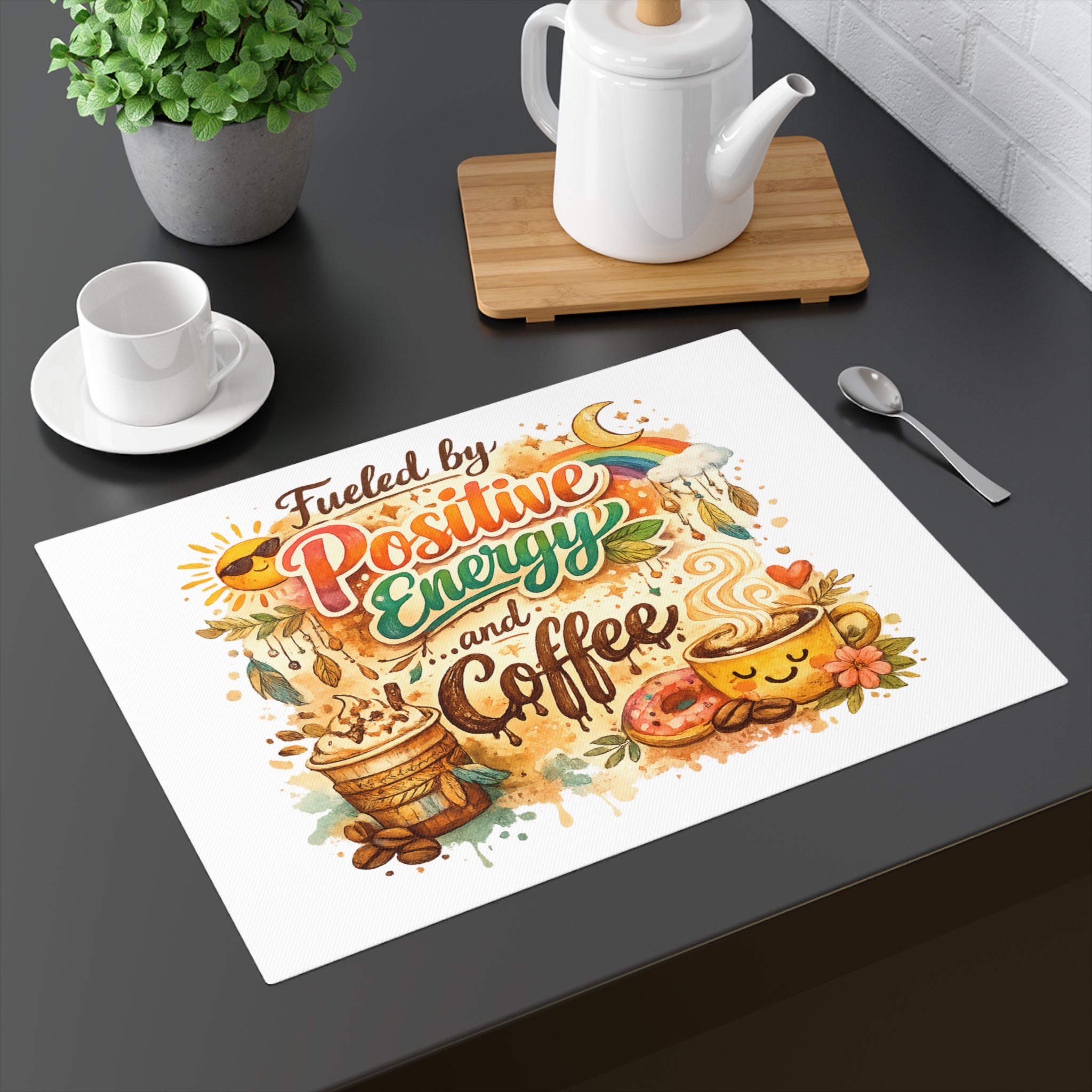 Positive Energy (It's Just Coffee) | Canvas Tote