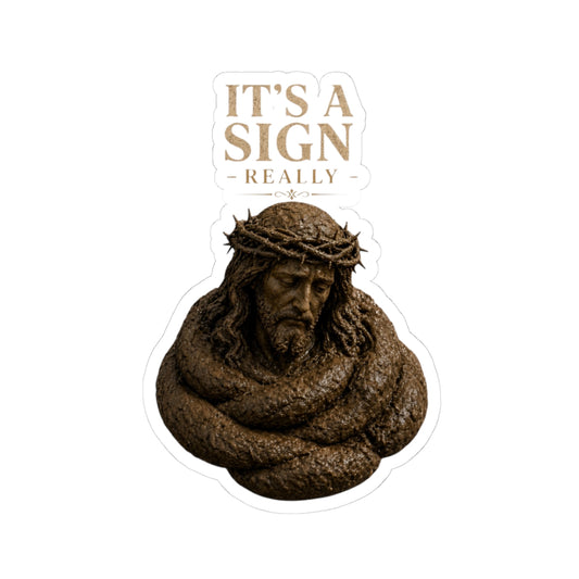 "Good Book Series It's a Sign - Really" Sticker — Main