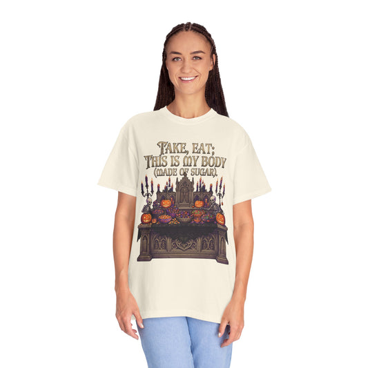 Color: Ivory | This Is My Body Unisex Garment-Dyed Tee