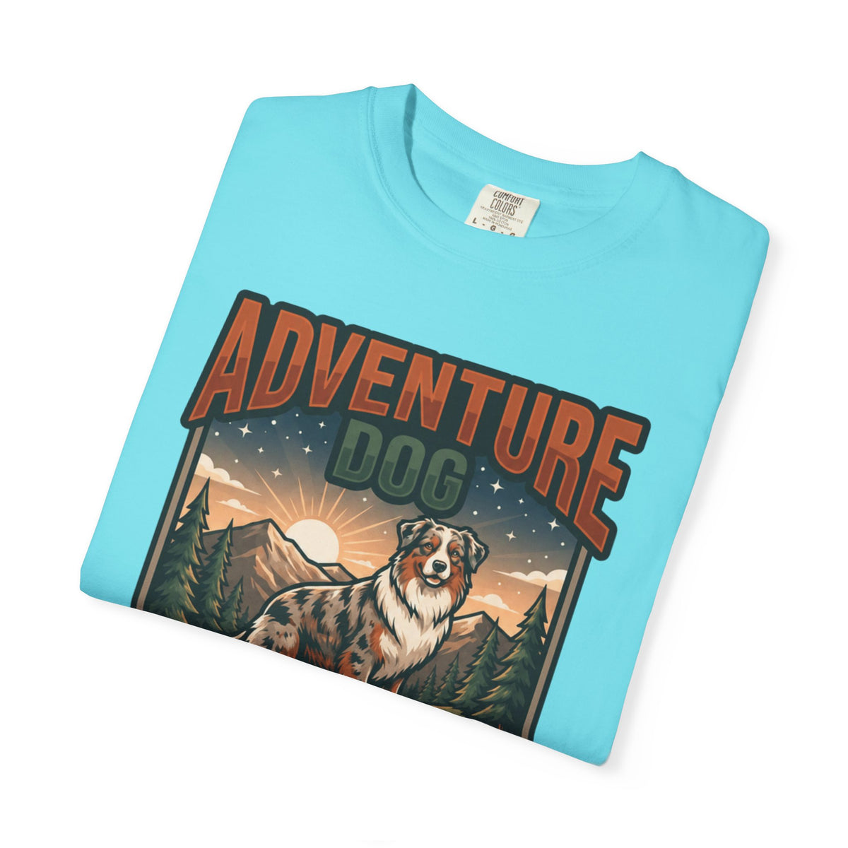 "Adventure Dog" Unisex Garment-Dyed Tee