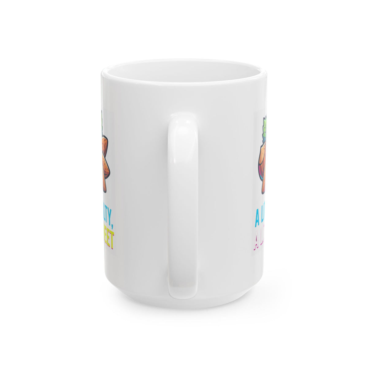 "A Little Salty, A Little Sweet" White Ceramic Mug